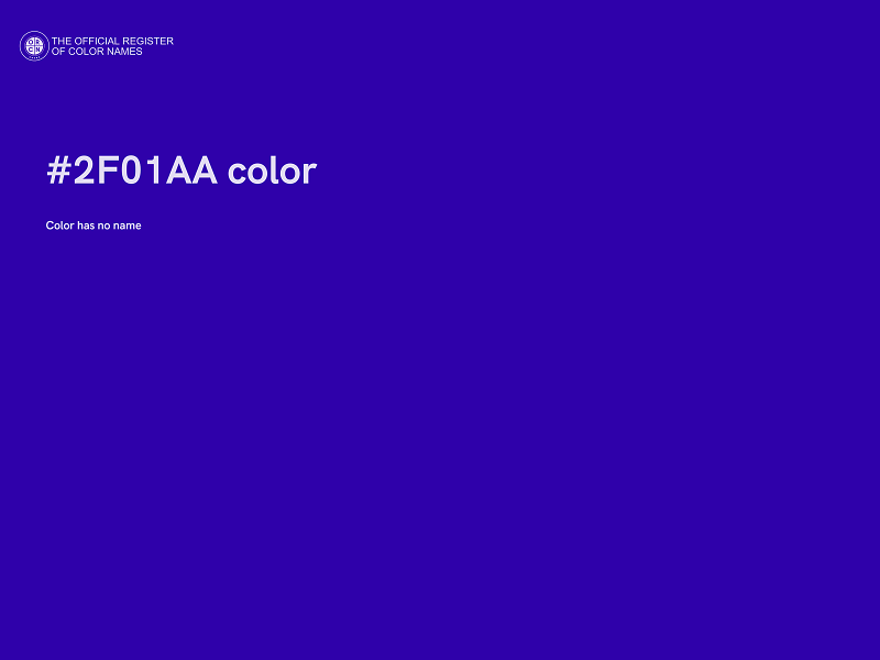 #2F01AA color image