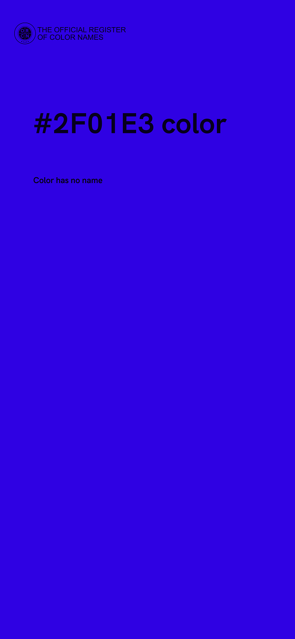 #2F01E3 color image