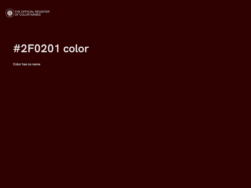 #2F0201 color image