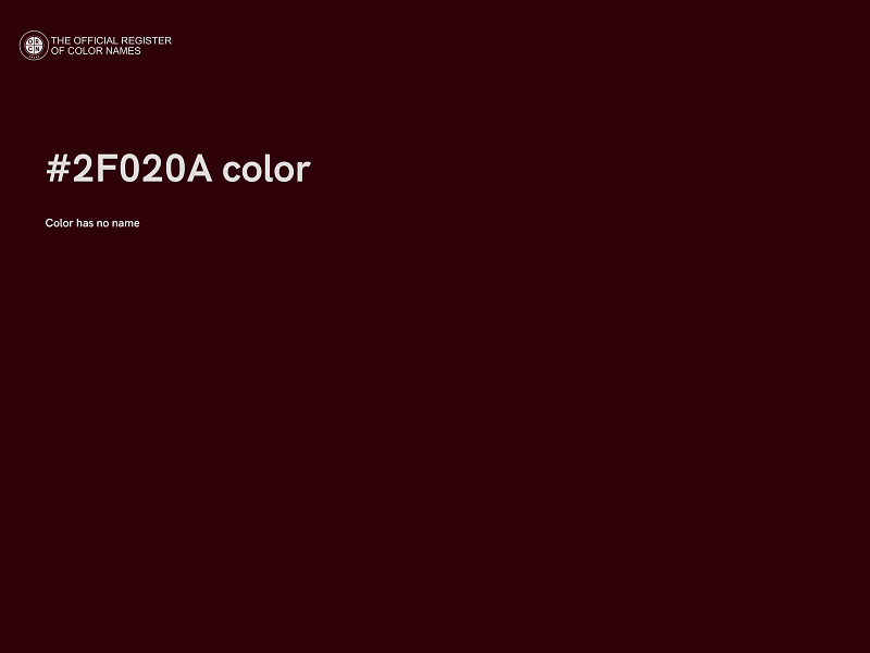 #2F020A color image