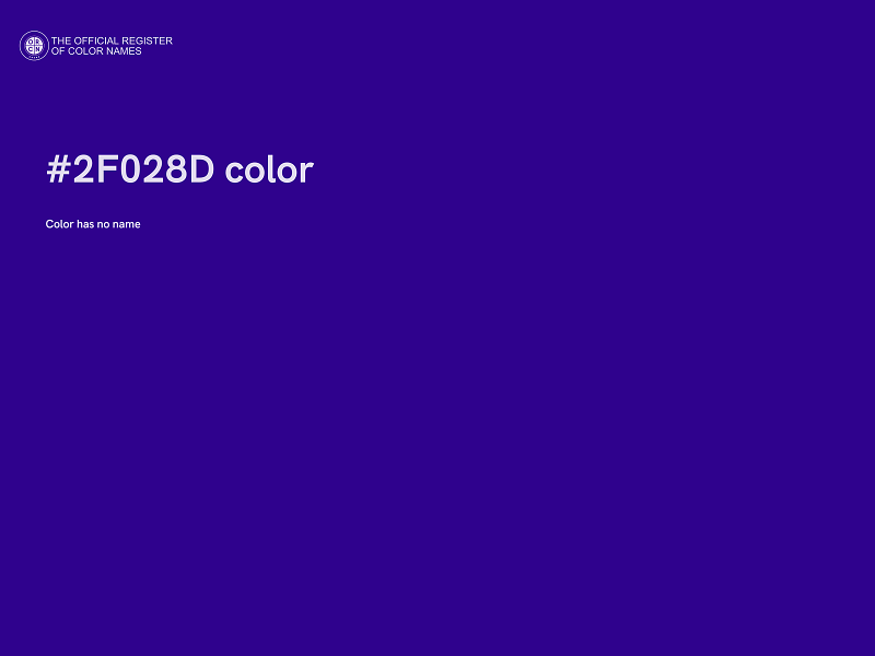 #2F028D color image