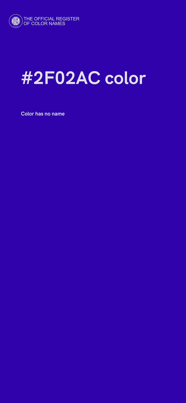 #2F02AC color image