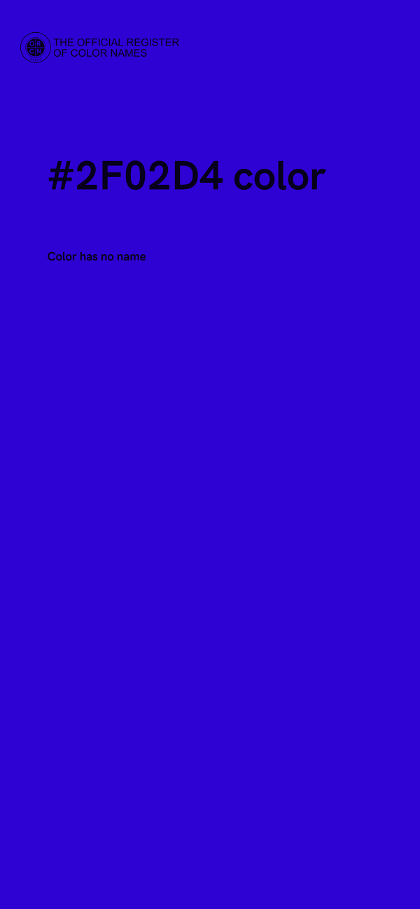 #2F02D4 color image
