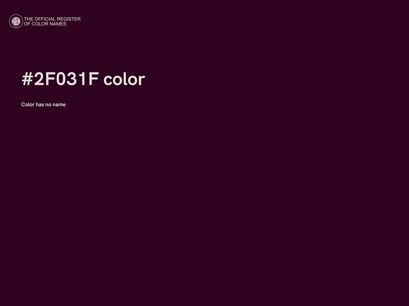 #2F031F color image
