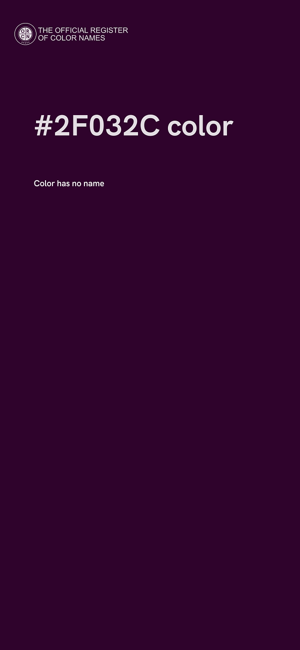 #2F032C color image