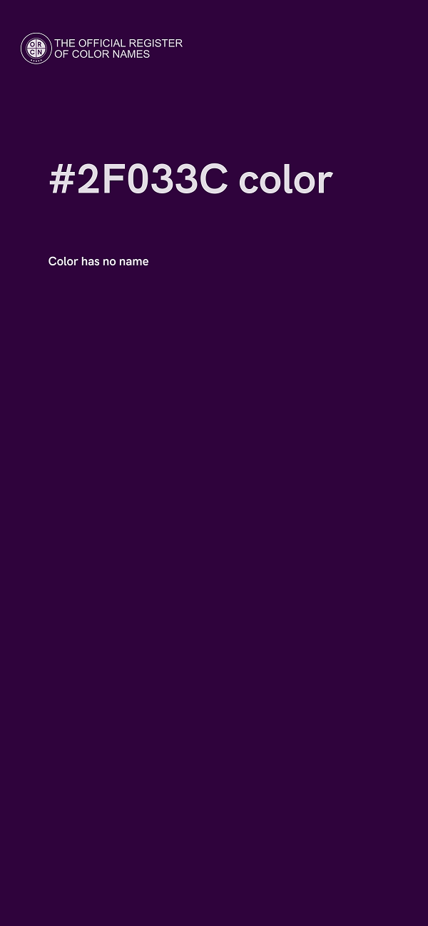 #2F033C color image