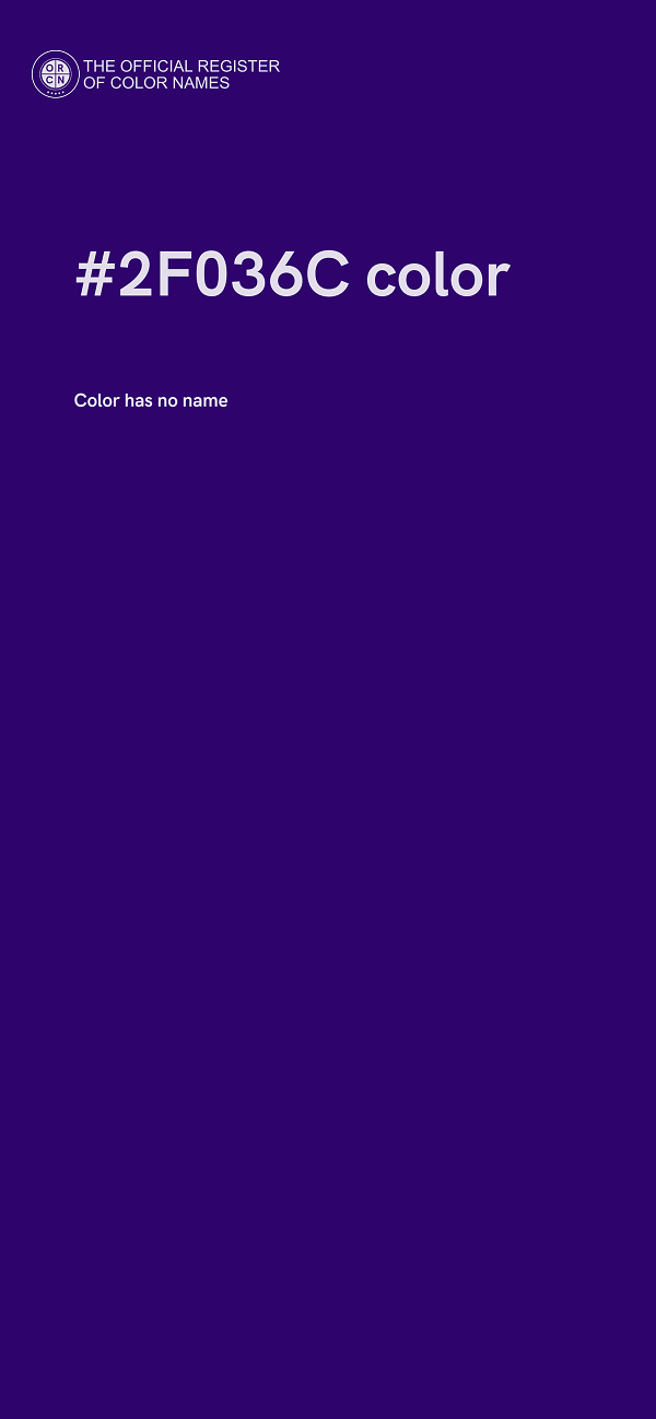 #2F036C color image