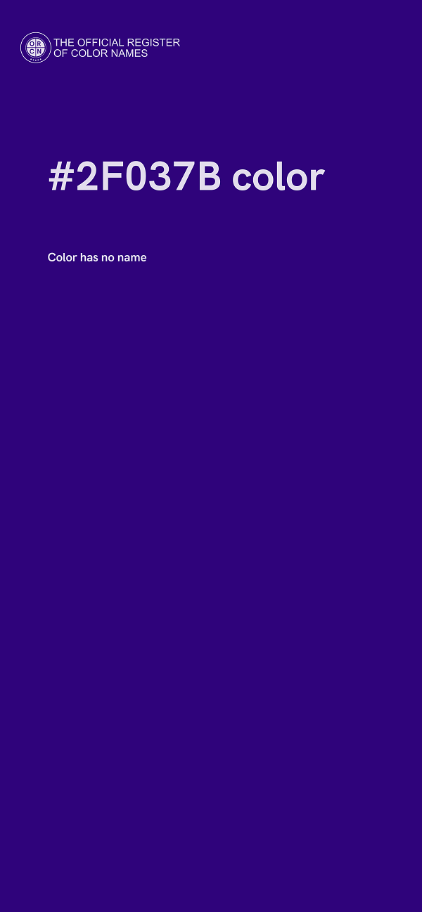 #2F037B color image