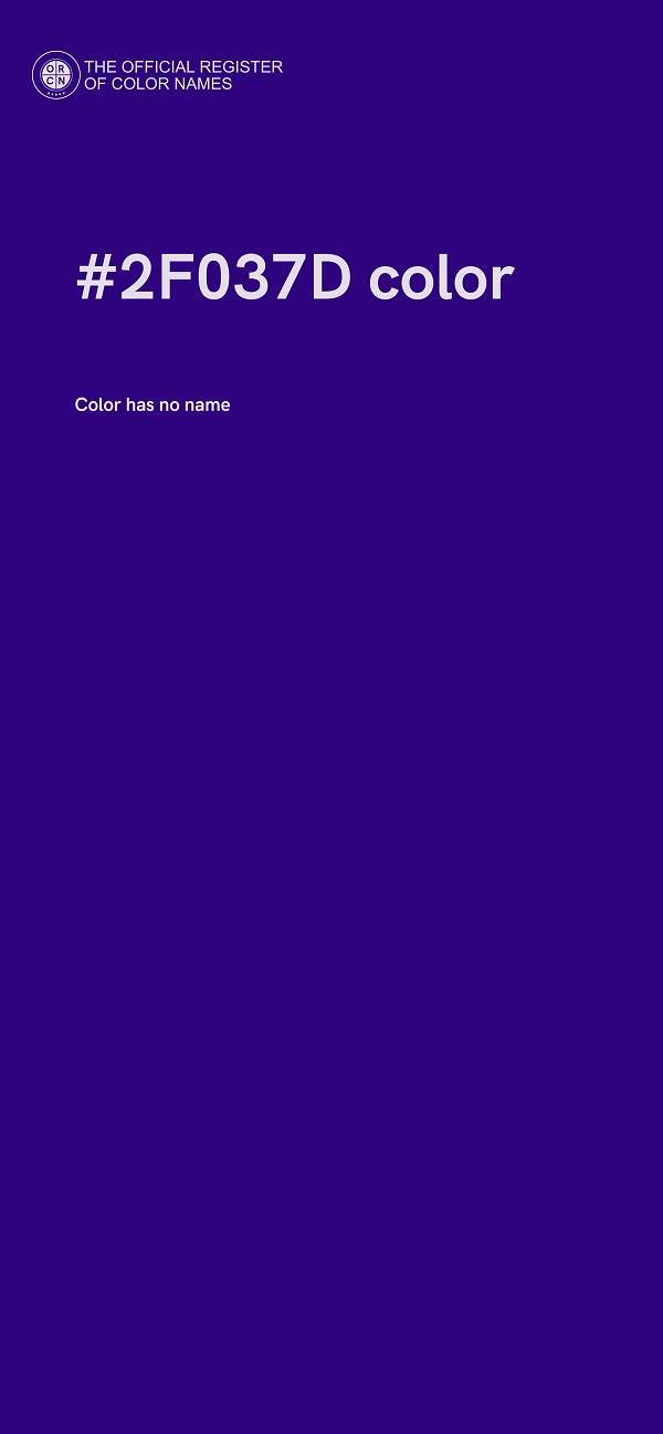 #2F037D color image