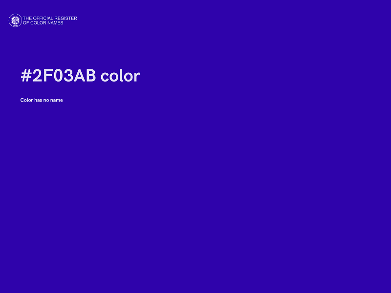 #2F03AB color image