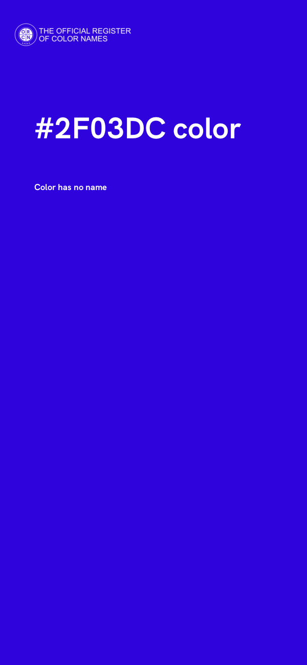 #2F03DC color image