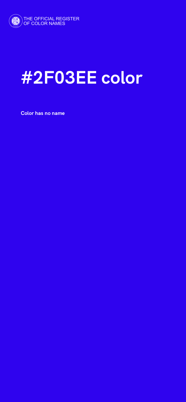 #2F03EE color image