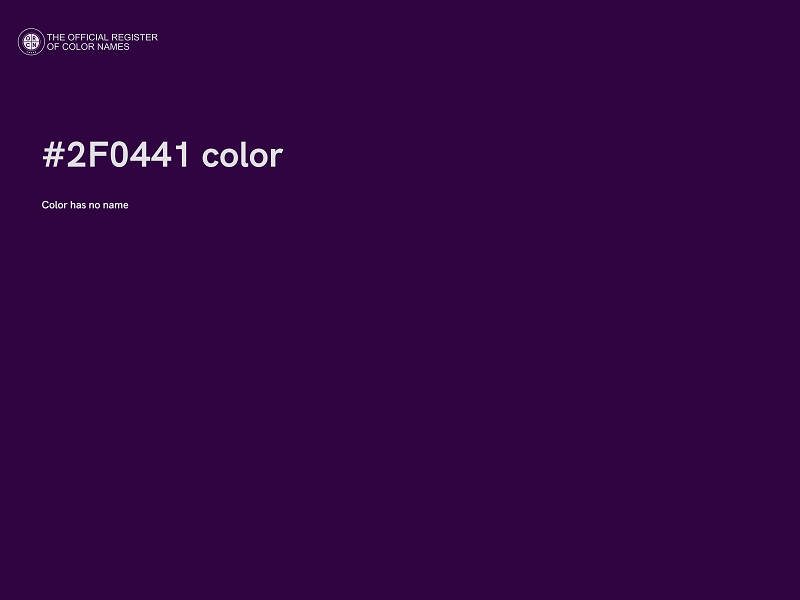 #2F0441 color image