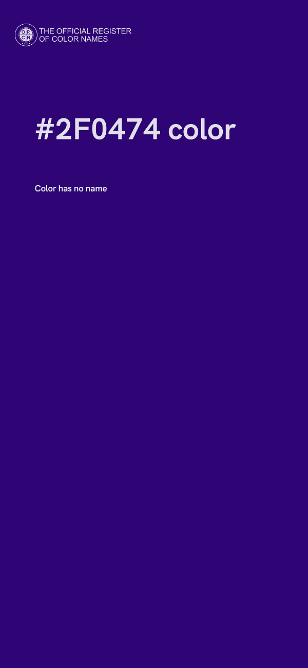 #2F0474 color image