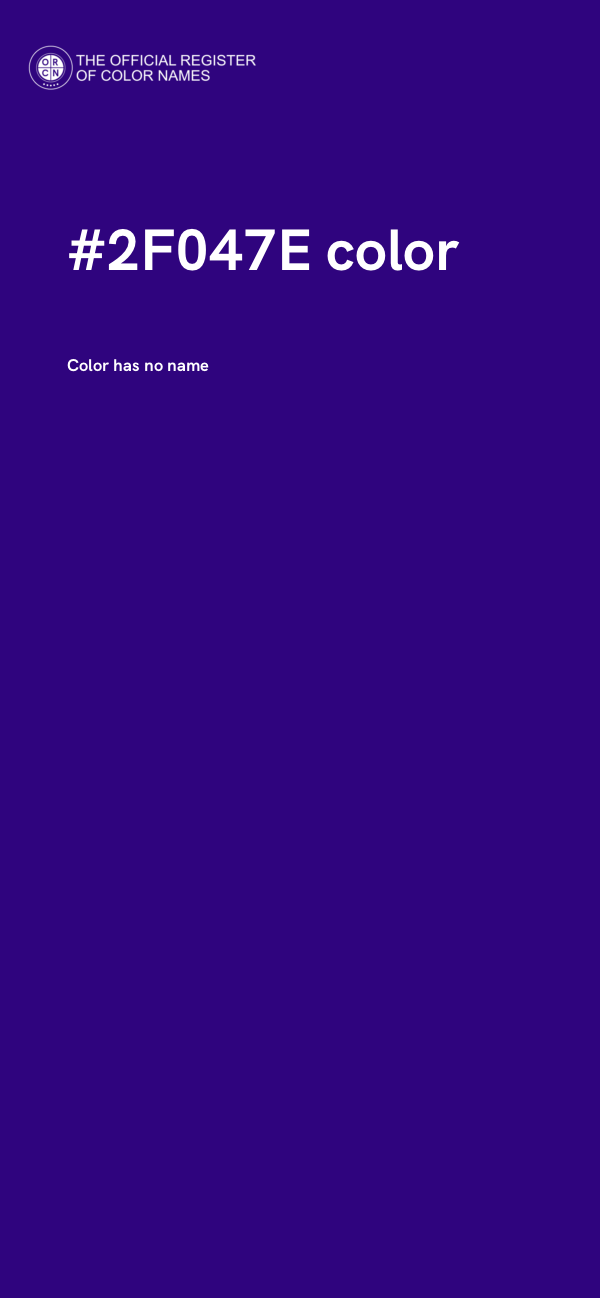 #2F047E color image