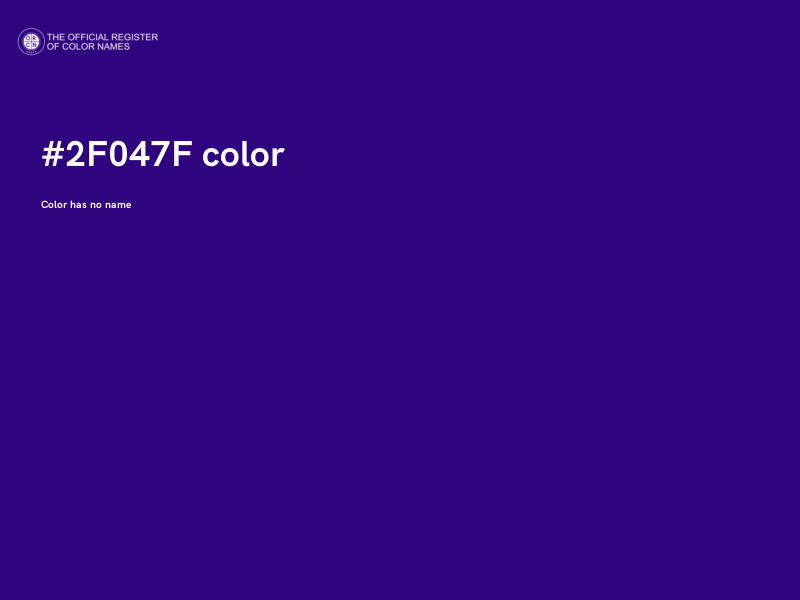 #2F047F color image