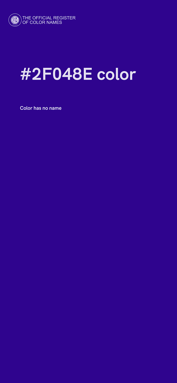 #2F048E color image