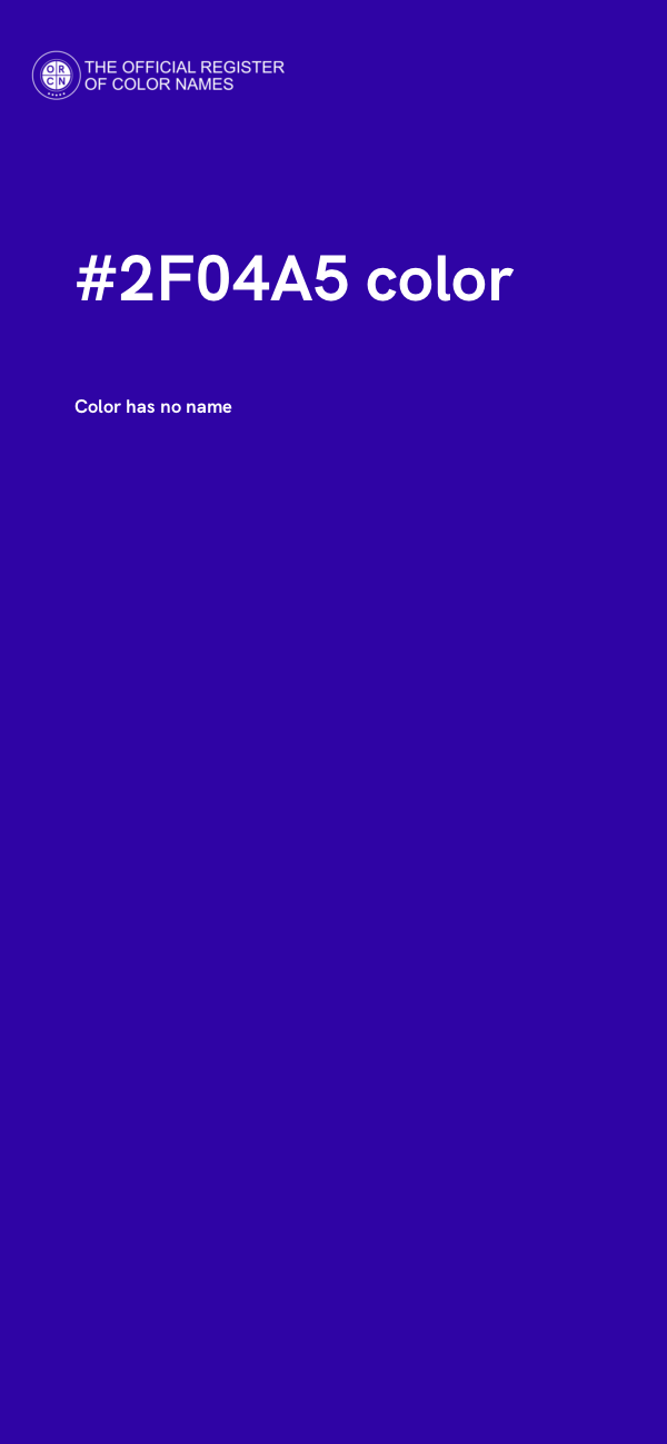 #2F04A5 color image