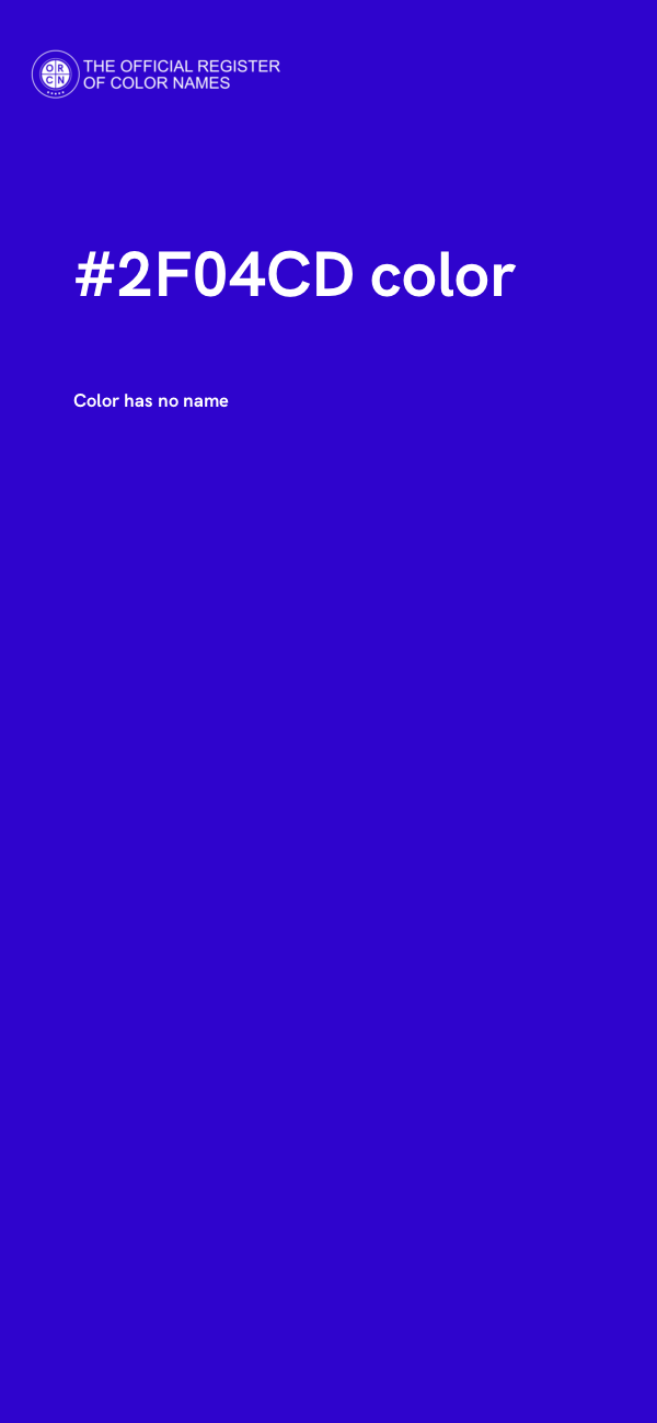 #2F04CD color image