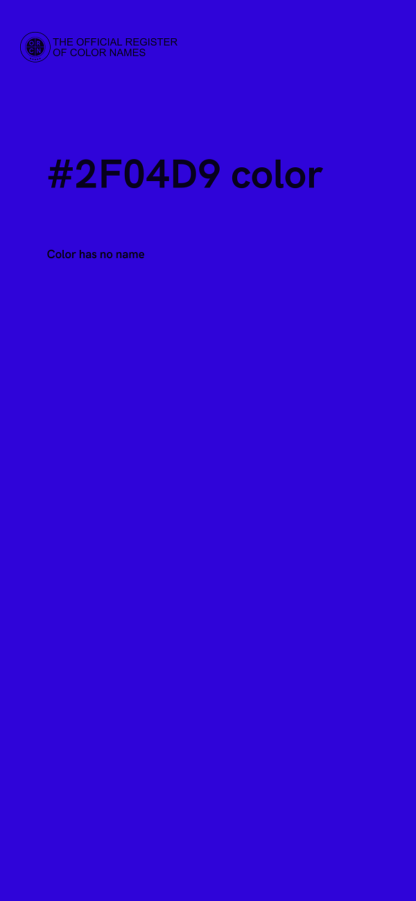 #2F04D9 color image