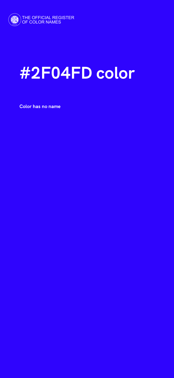 #2F04FD color image