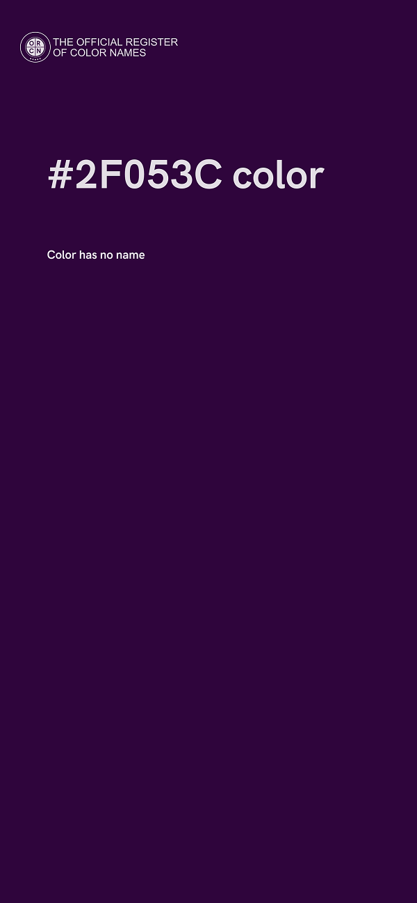 #2F053C color image