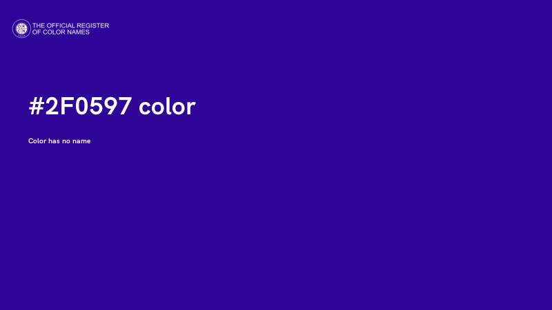 #2F0597 color image
