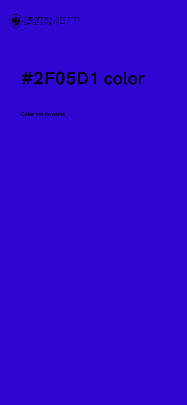 #2F05D1 color image