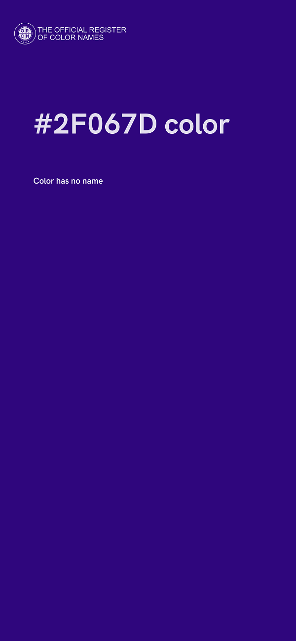 #2F067D color image