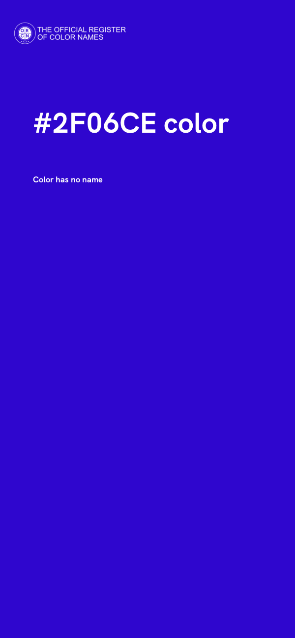 #2F06CE color image