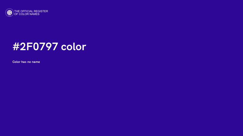 #2F0797 color image