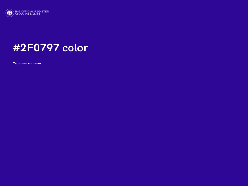 #2F0797 color image