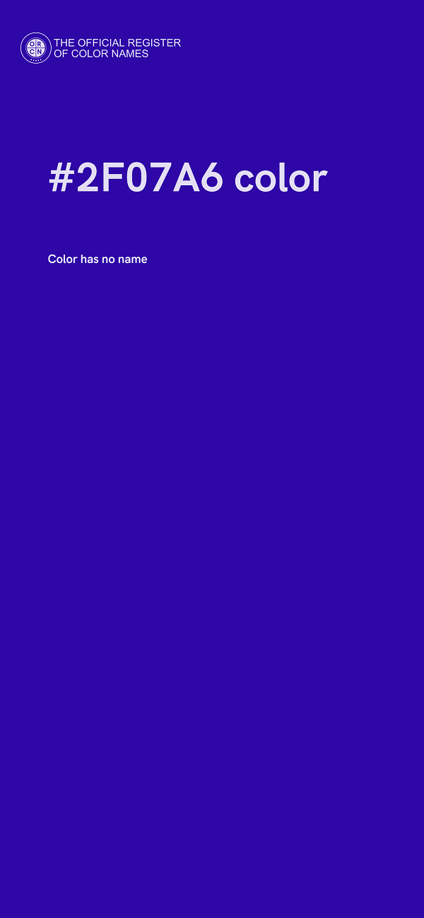#2F07A6 color image