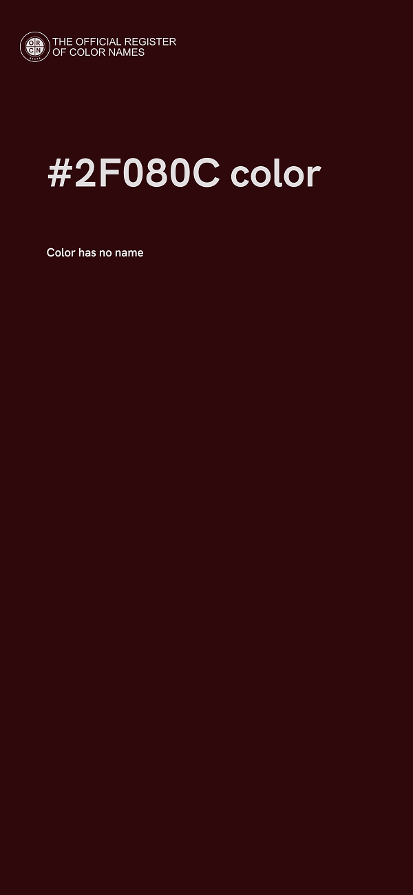 #2F080C color image