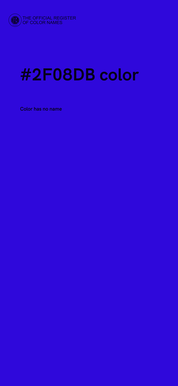 #2F08DB color image