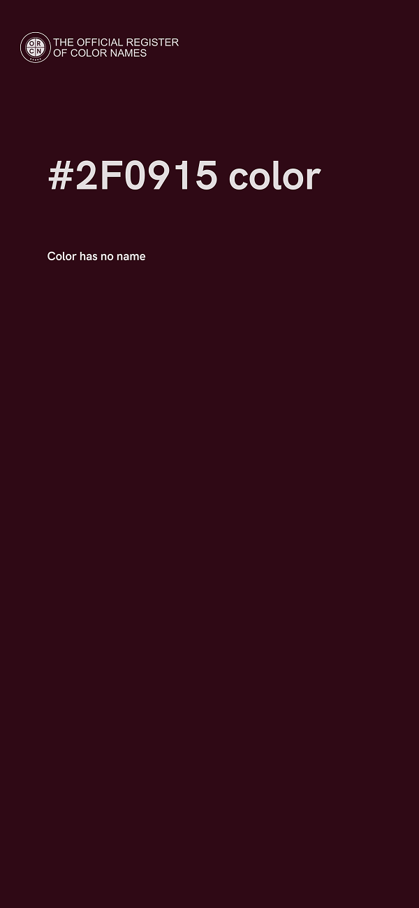 #2F0915 color image