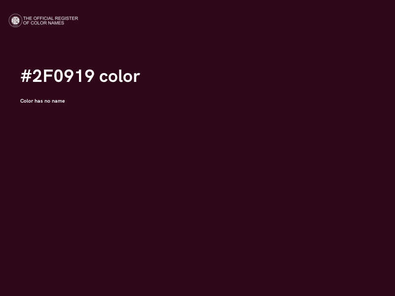 #2F0919 color image