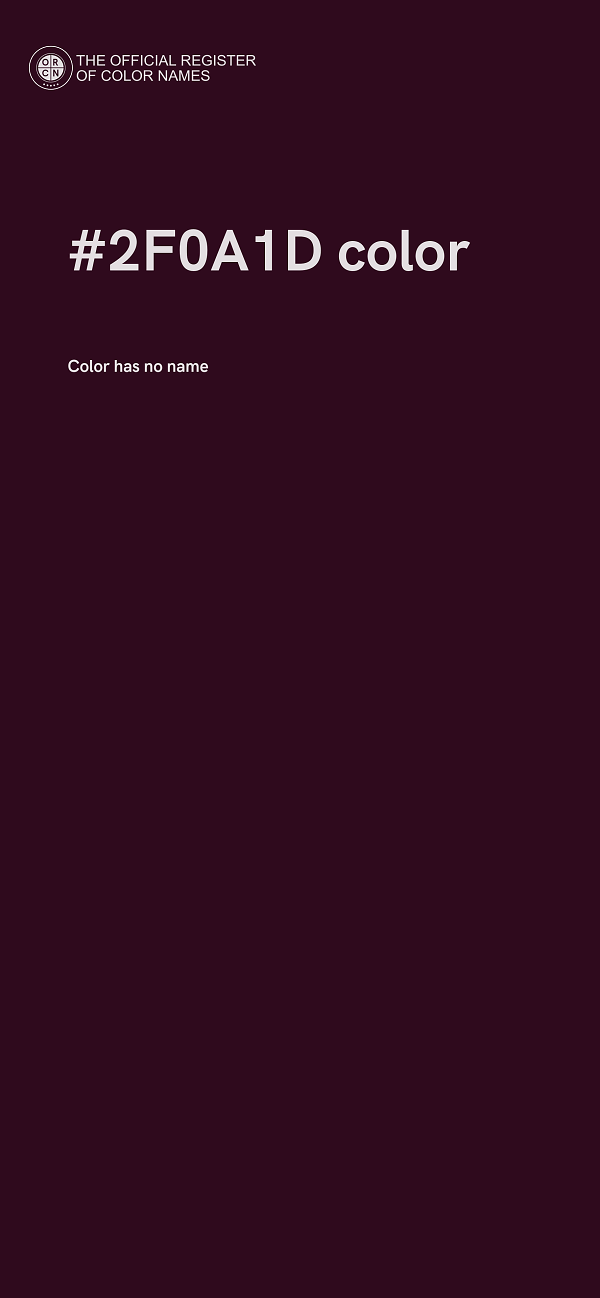 #2F0A1D color image