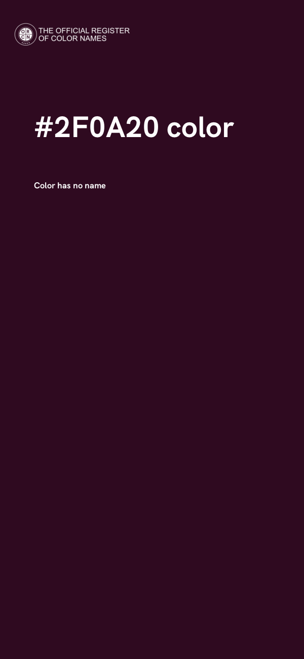 #2F0A20 color image