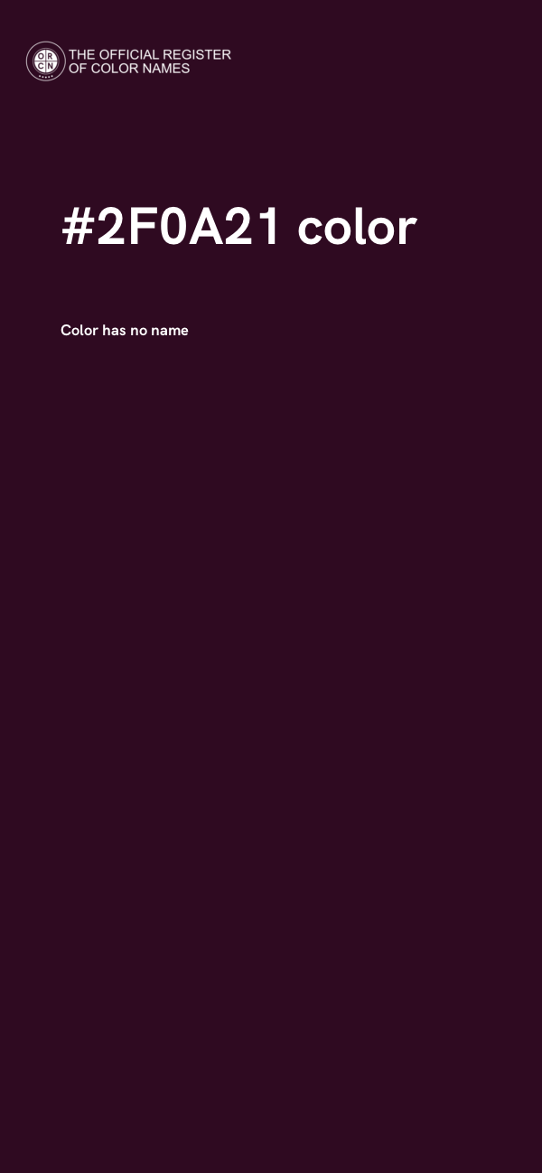 #2F0A21 color image
