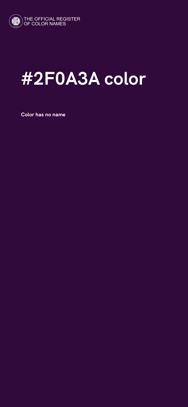 #2F0A3A color image
