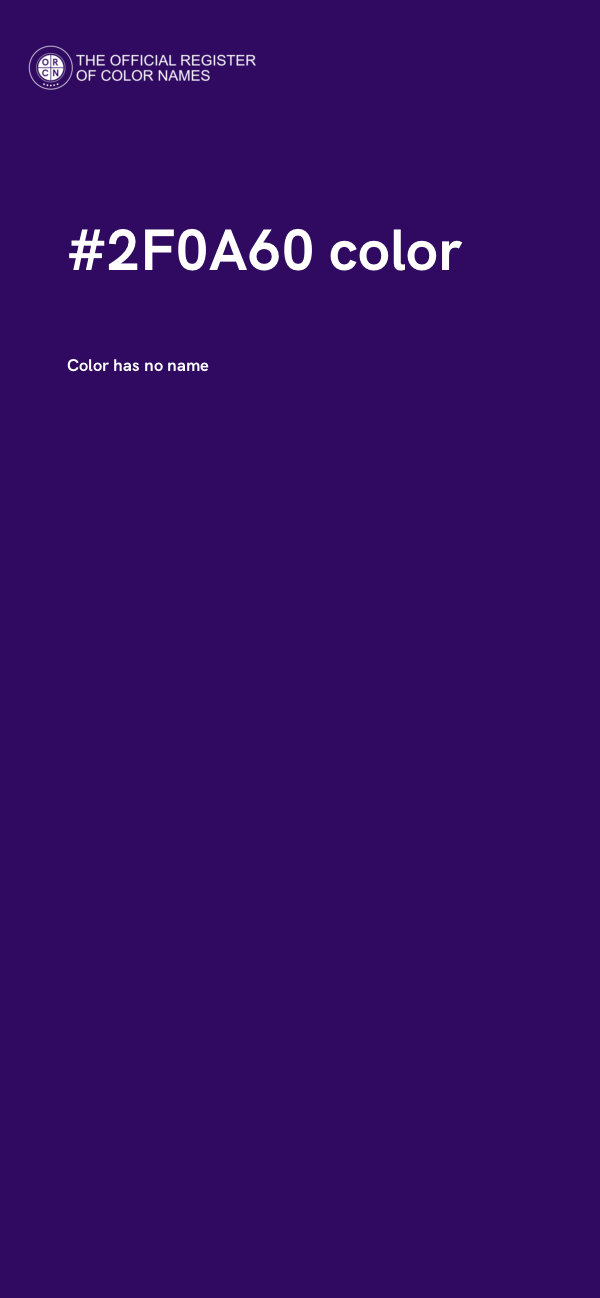 #2F0A60 color image