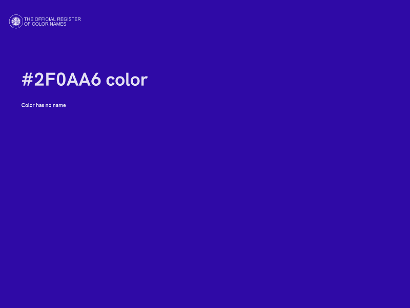 #2F0AA6 color image