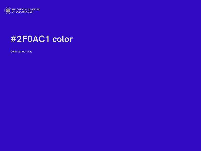 #2F0AC1 color image