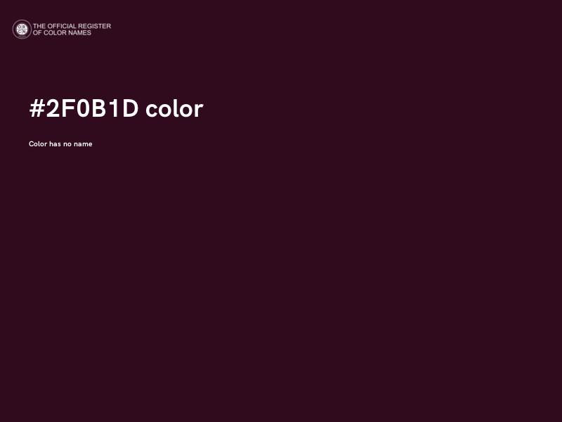 #2F0B1D color image