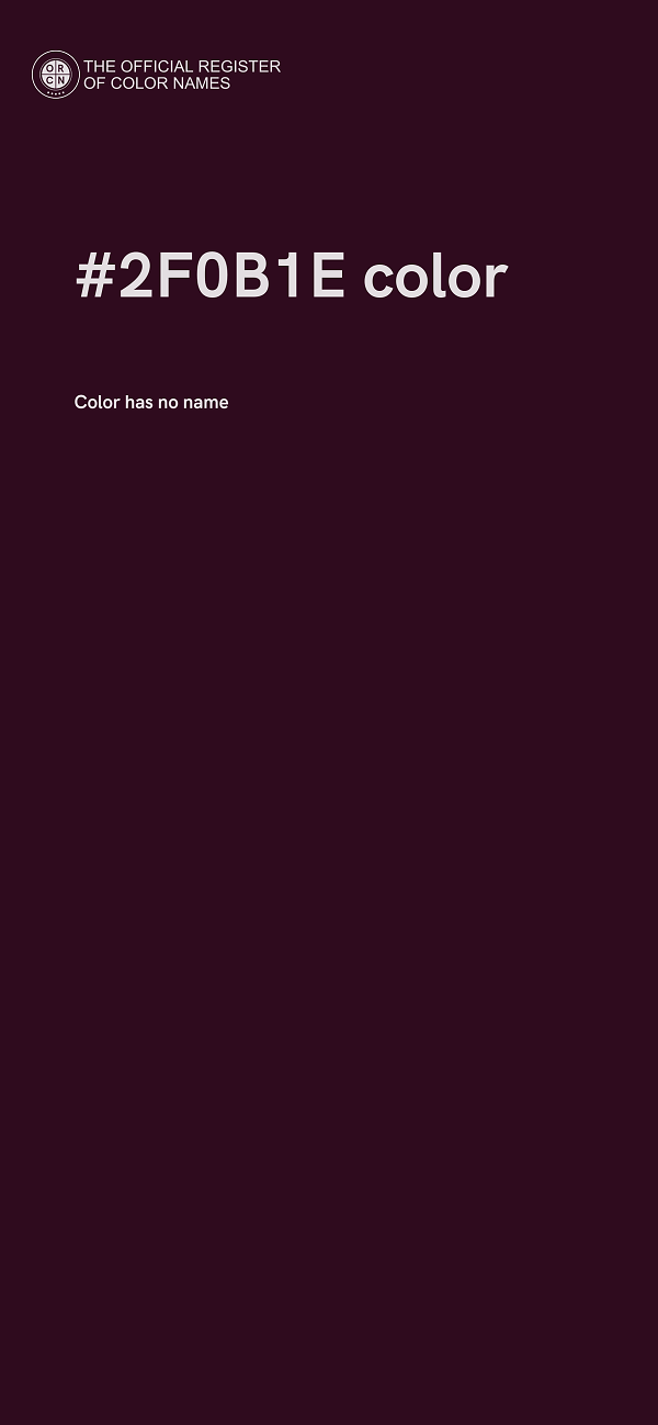 #2F0B1E color image