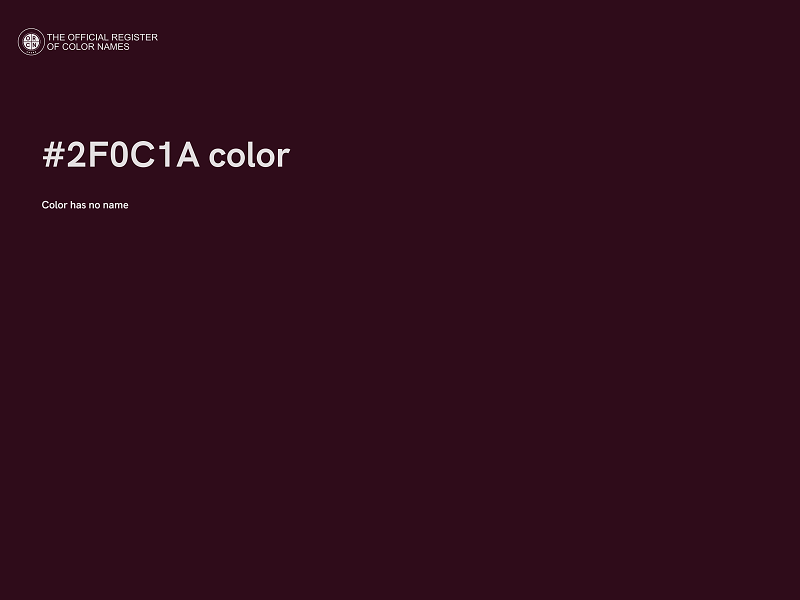 #2F0C1A color image