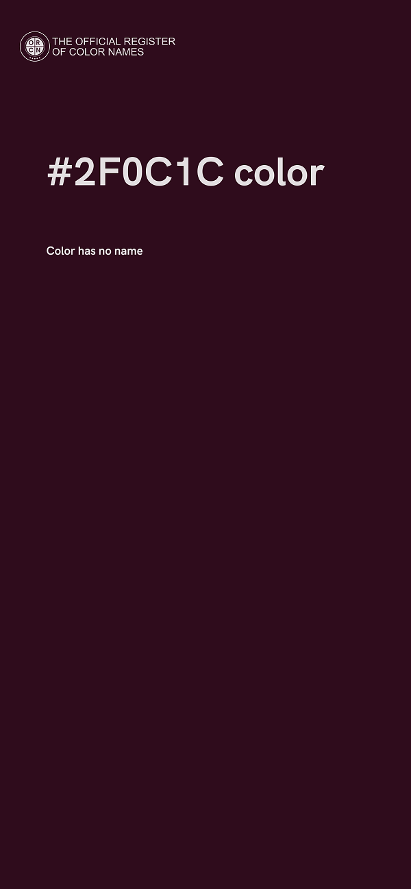 #2F0C1C color image