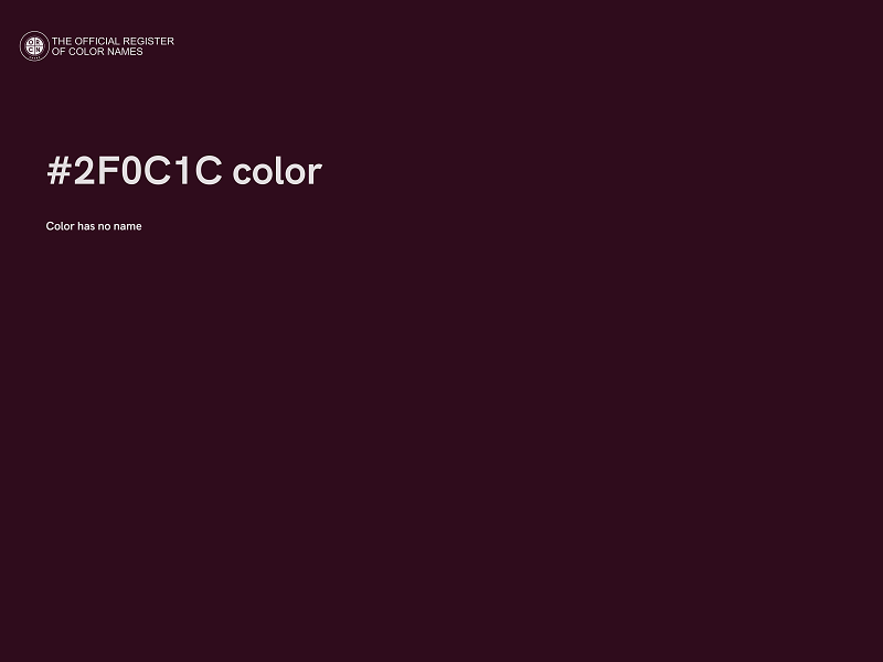 #2F0C1C color image