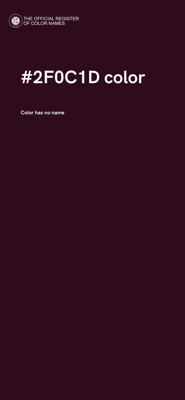 #2F0C1D color image